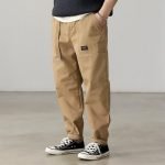 Casual Solid Color Lazy Youth Popularity Overalls Fashionable Trendy Gray Green