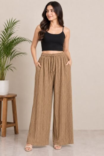 Beige Palazzo For Women