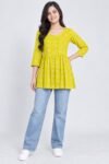 Yellow Kurti For Women